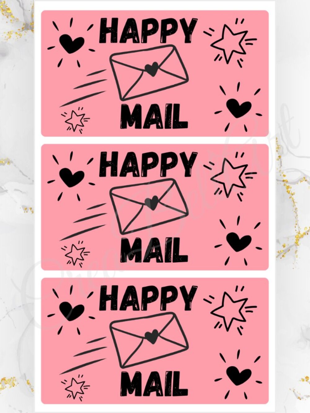 100 Thank you Stickers for Packaging | Small Business Labels
